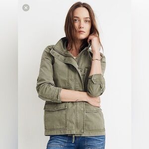 Madewell Green Utility Cavas Jacket (Size XS)